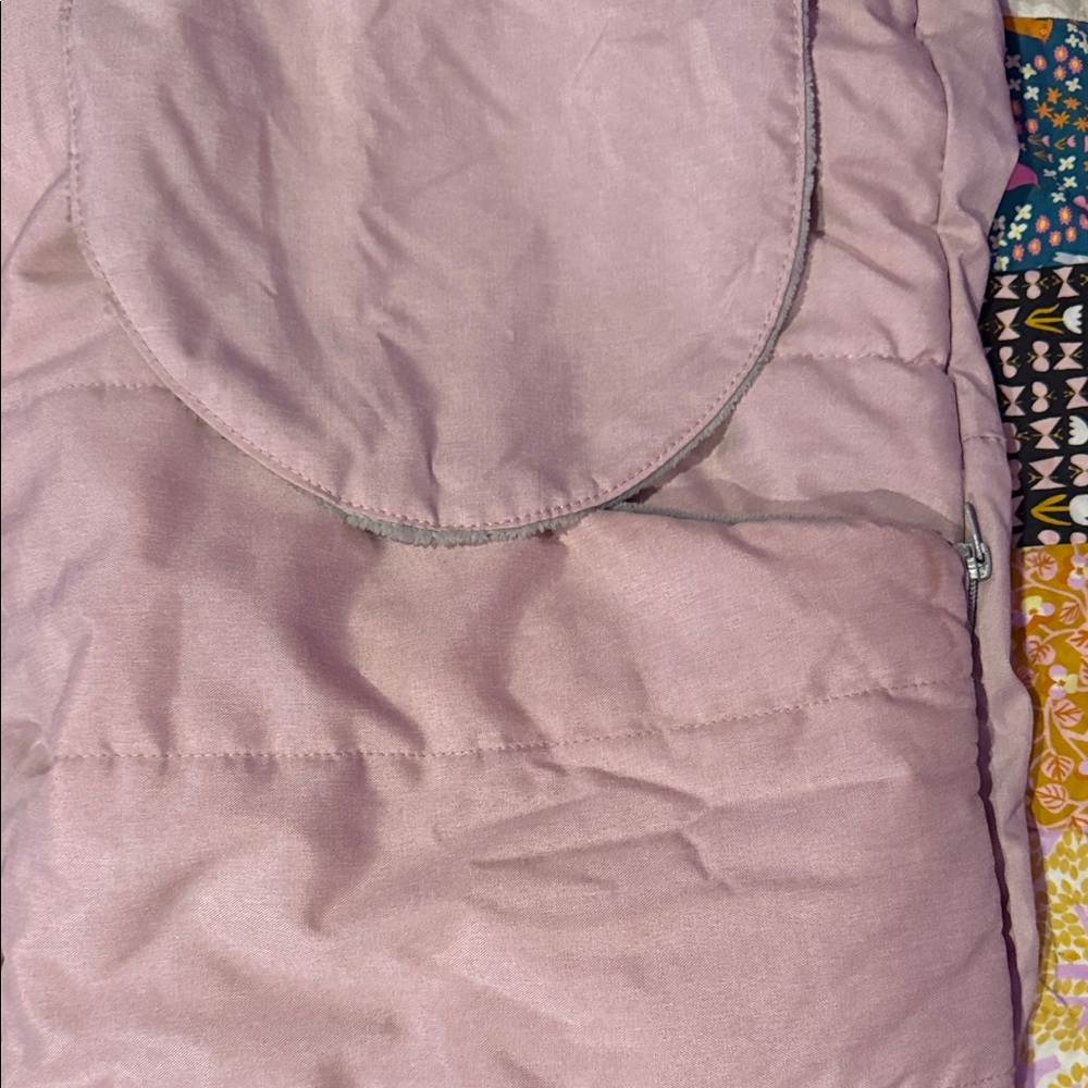 Pink Quilted car seat cover